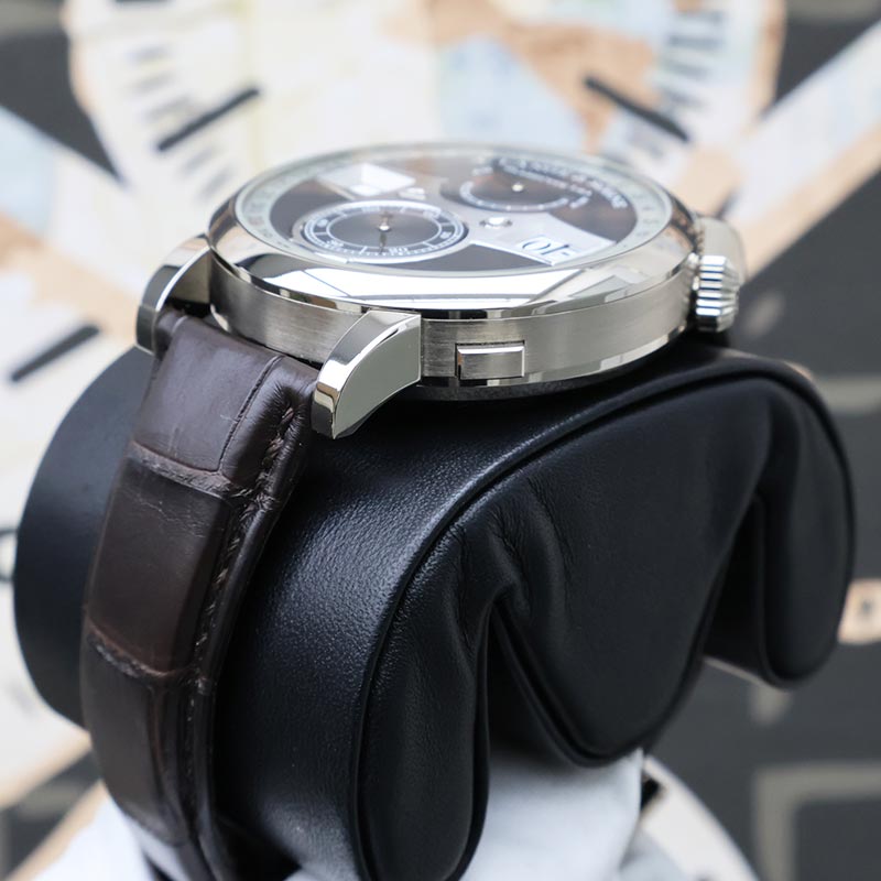A. Lange & Sohne Zeitwerk Date 44mm Grey Dial 148.038