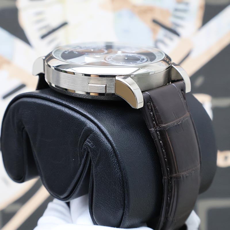 A. Lange & Sohne Zeitwerk Date 44mm Grey Dial 148.038