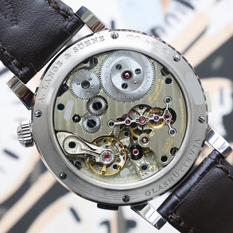 A. Lange & Sohne Zeitwerk Date 44mm Grey Dial 148.038