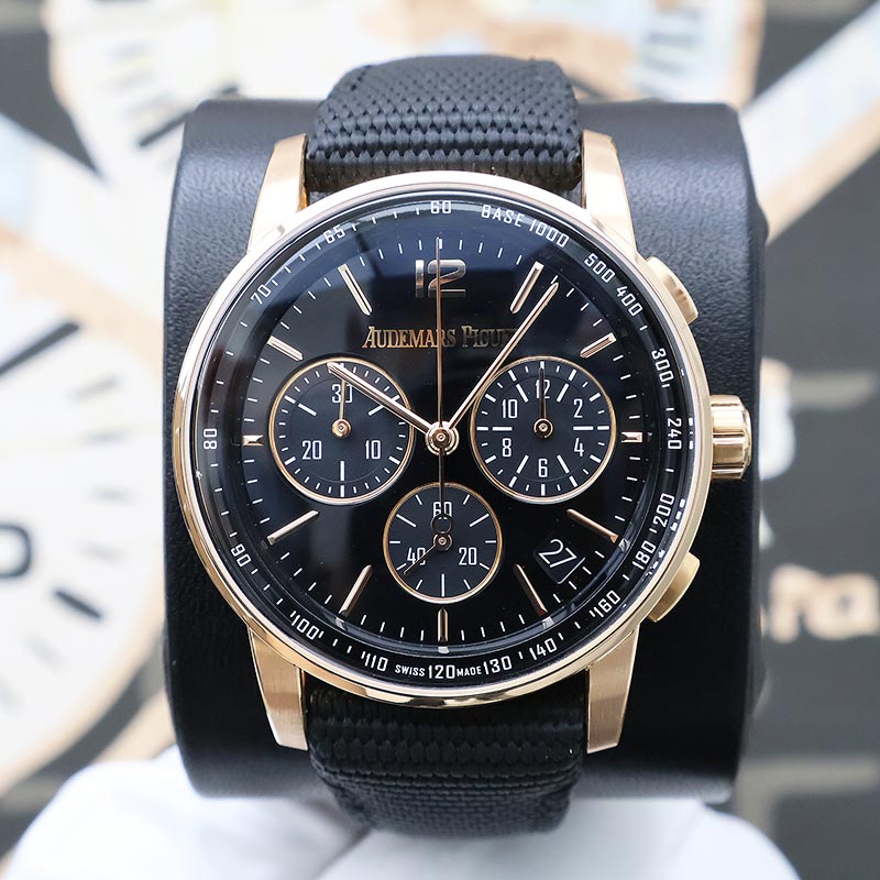 Audemars Piguet Code 11.59 Chronograph 41mm 26393OR Black Dial Pre-Owned