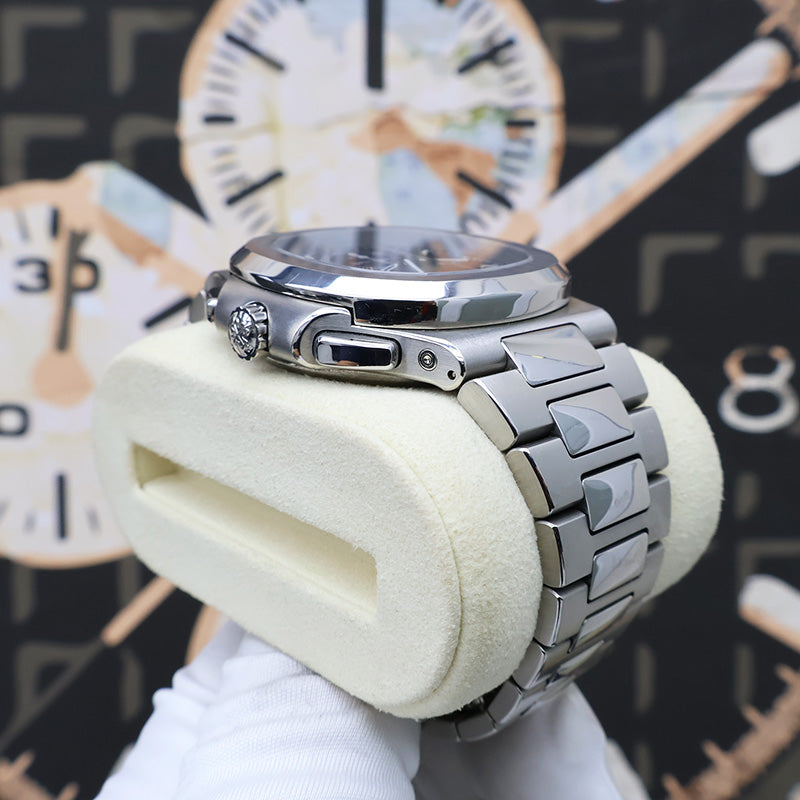 Patek Philippe Nautilus Travel Time Chronograph 40mm 5990/1A Black Dial 2017 Pre-Owned