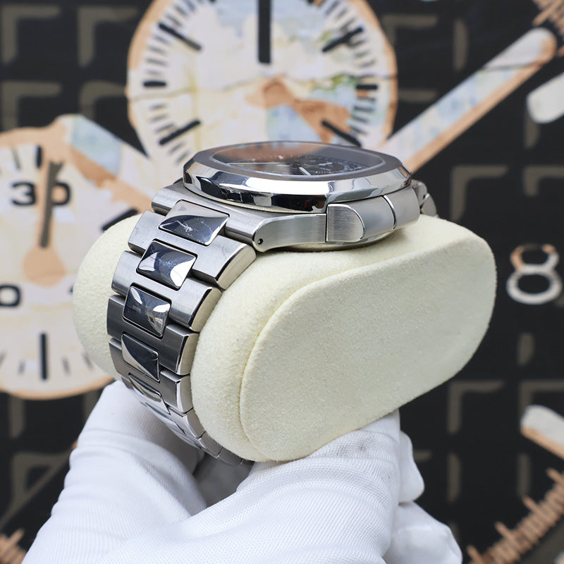 Patek Philippe Nautilus Travel Time Chronograph 40mm 5990/1A Black Dial 2017 Pre-Owned