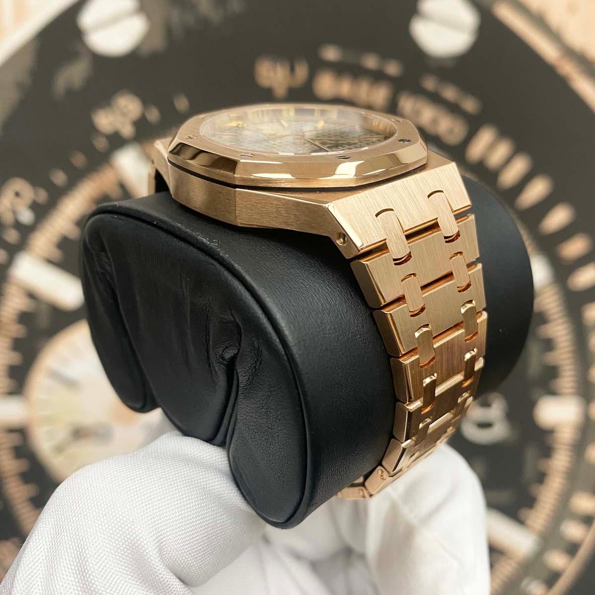 Audemars Piguet Royal Oak 37mm 15450OR.OO.1256OR.01 Grey Dial Pre-Owned - Gotham Trading