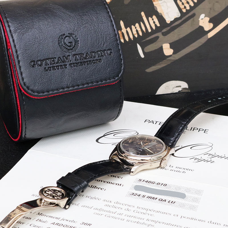 Patek Philippe Annual Calendar Complication 39mm 5146G-010 Grey Dial Pre-Owned