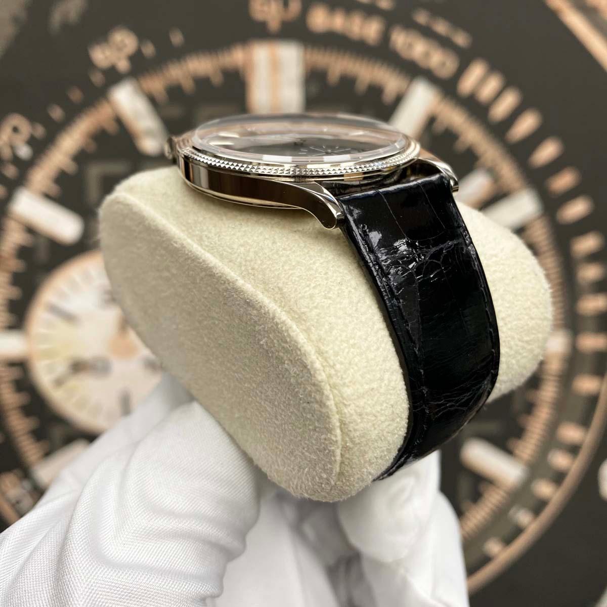 Patek Philippe Calatrava 39mm 6119G-001 Grey Dial Unworn - Gotham Trading
