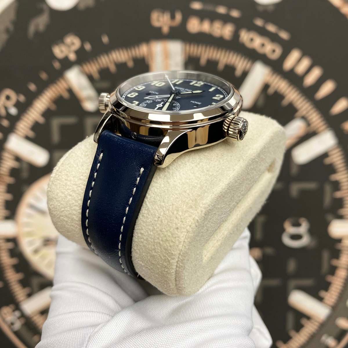 Patek Philippe Complications Self-Winding 37mm 7234G-001 Blue Dial Unworn - Gotham Trading