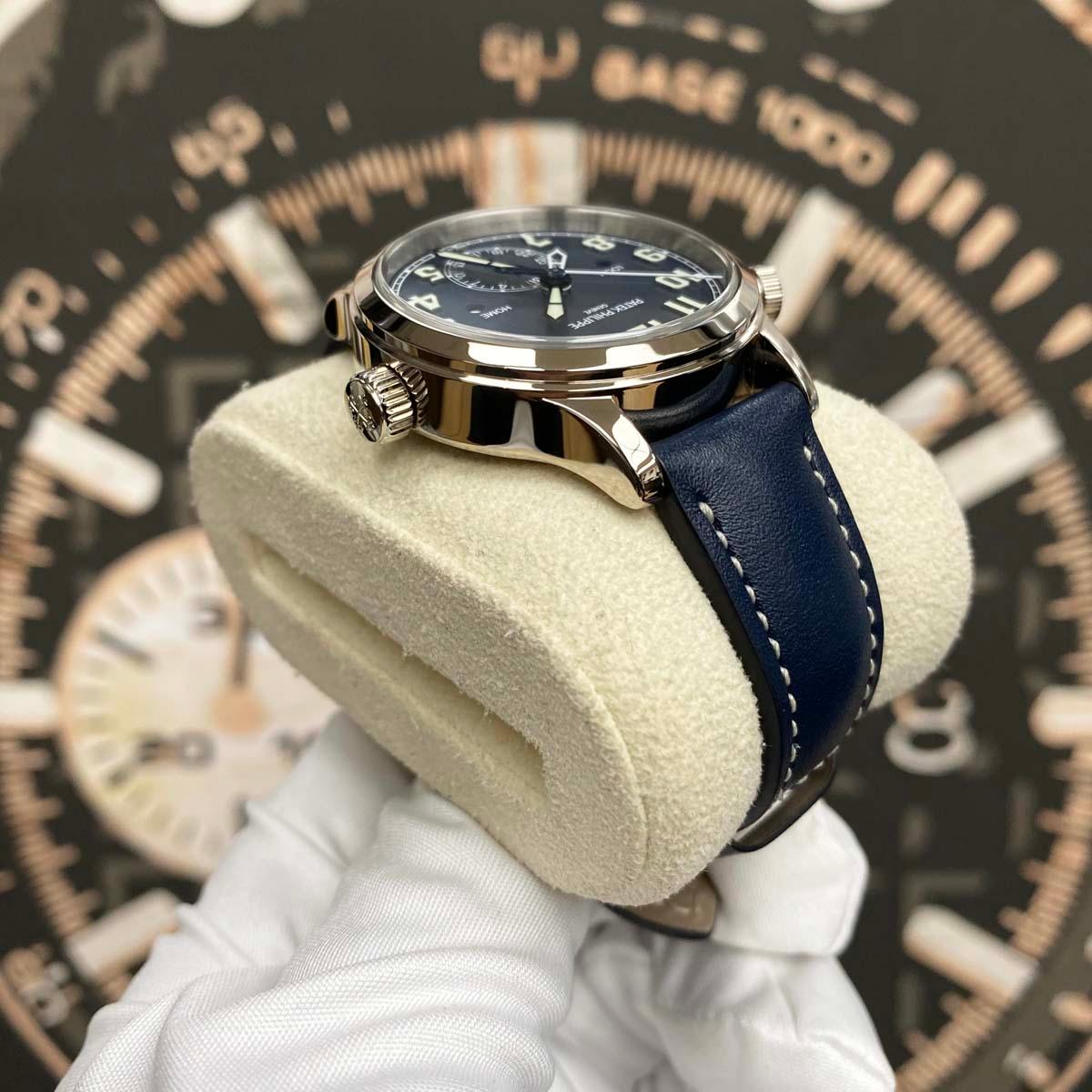 Patek Philippe Complications Self-Winding 37mm 7234G-001 Blue Dial Unworn - Gotham Trading