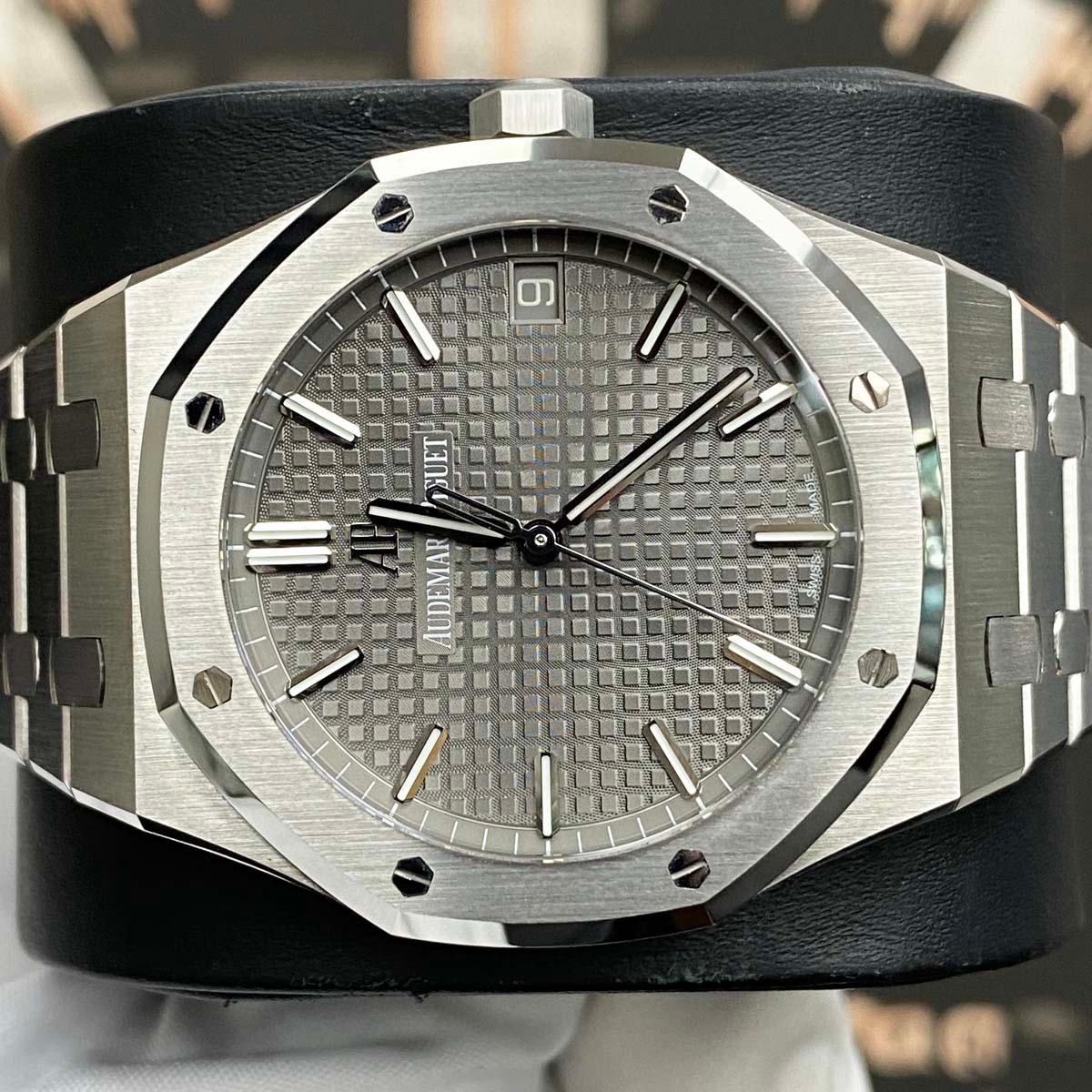 Audemars Piguet Royal Oak 41mm 15500ST.OO.1220ST.02 Grey Dial Pre-Owned - Gotham Trading