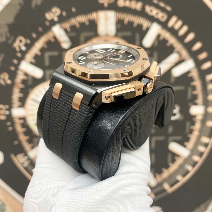 Audemars Piguet Novelty Royal Oak Offshore Chronograph 44mm 26405NR Smoked Grey Dial Pre-Owned - Gotham Trading