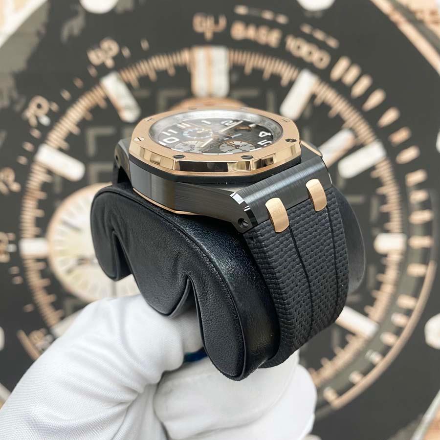Audemars Piguet Novelty Royal Oak Offshore Chronograph 44mm 26405NR Smoked Grey Dial Pre-Owned - Gotham Trading