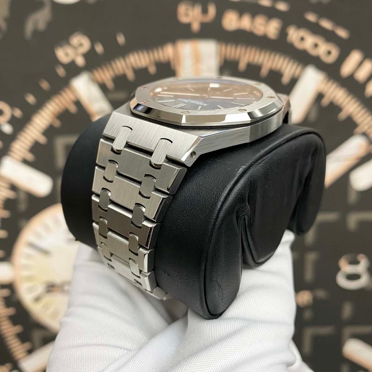 Audemars Piguet Royal Oak Jumbo Extra-Thin 39mm 15202ST.OO.1240ST.01 Blue Dial Pre-Owned - Gotham Trading