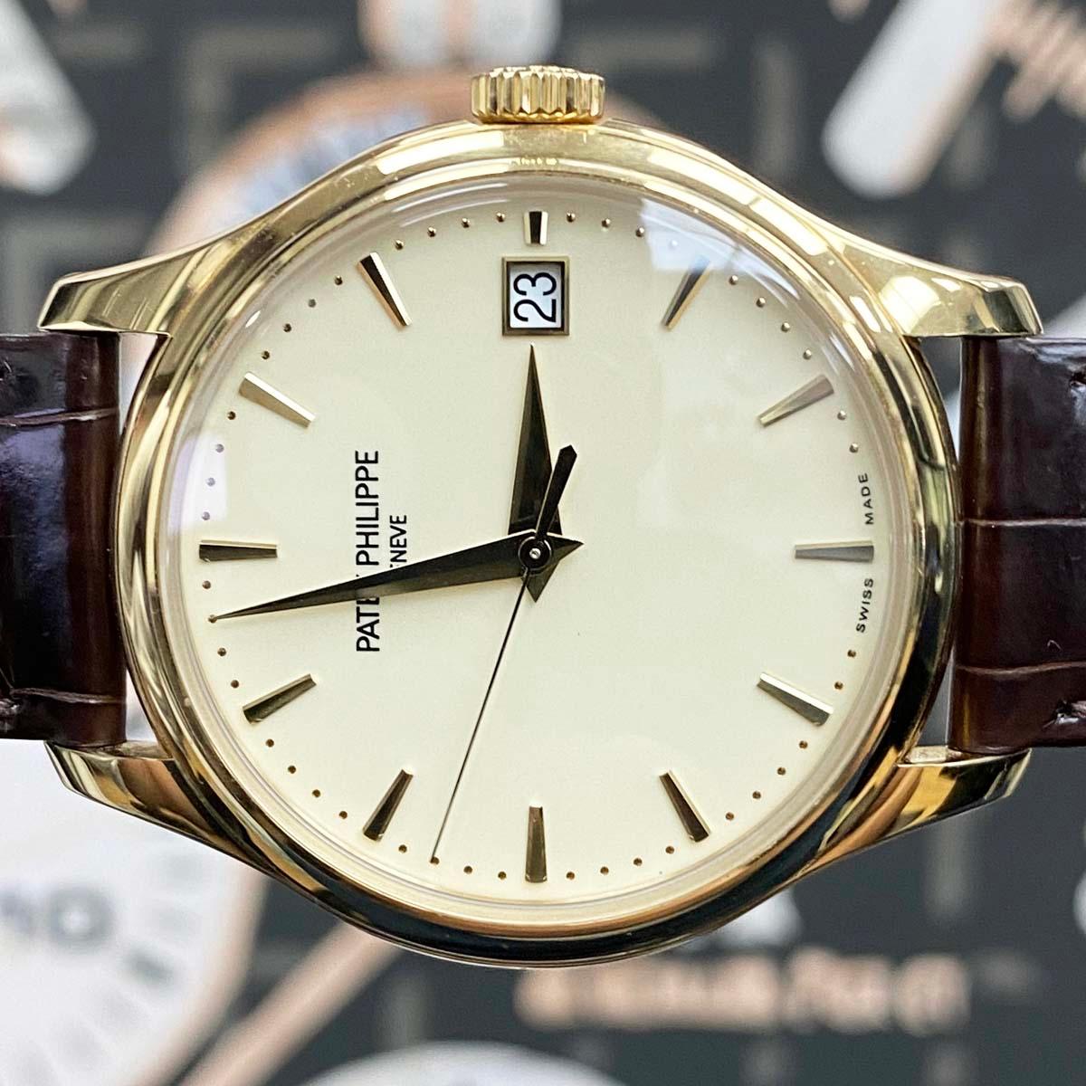 Patek Philippe Calatrava 39mm 5227J Ivory Dial Unworn - Gotham Trading