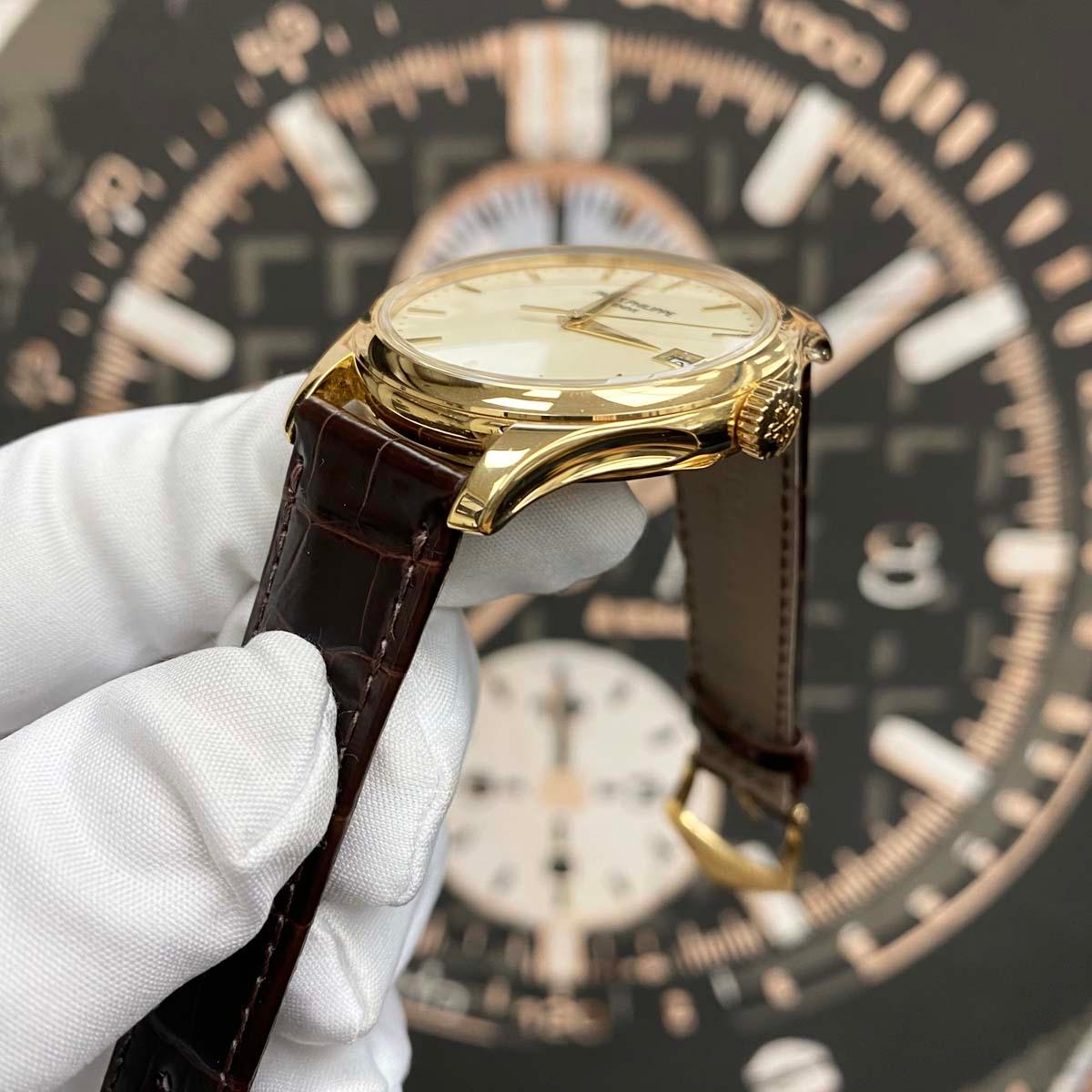 Patek Philippe Calatrava 39mm 5227J Ivory Dial Unworn - Gotham Trading
