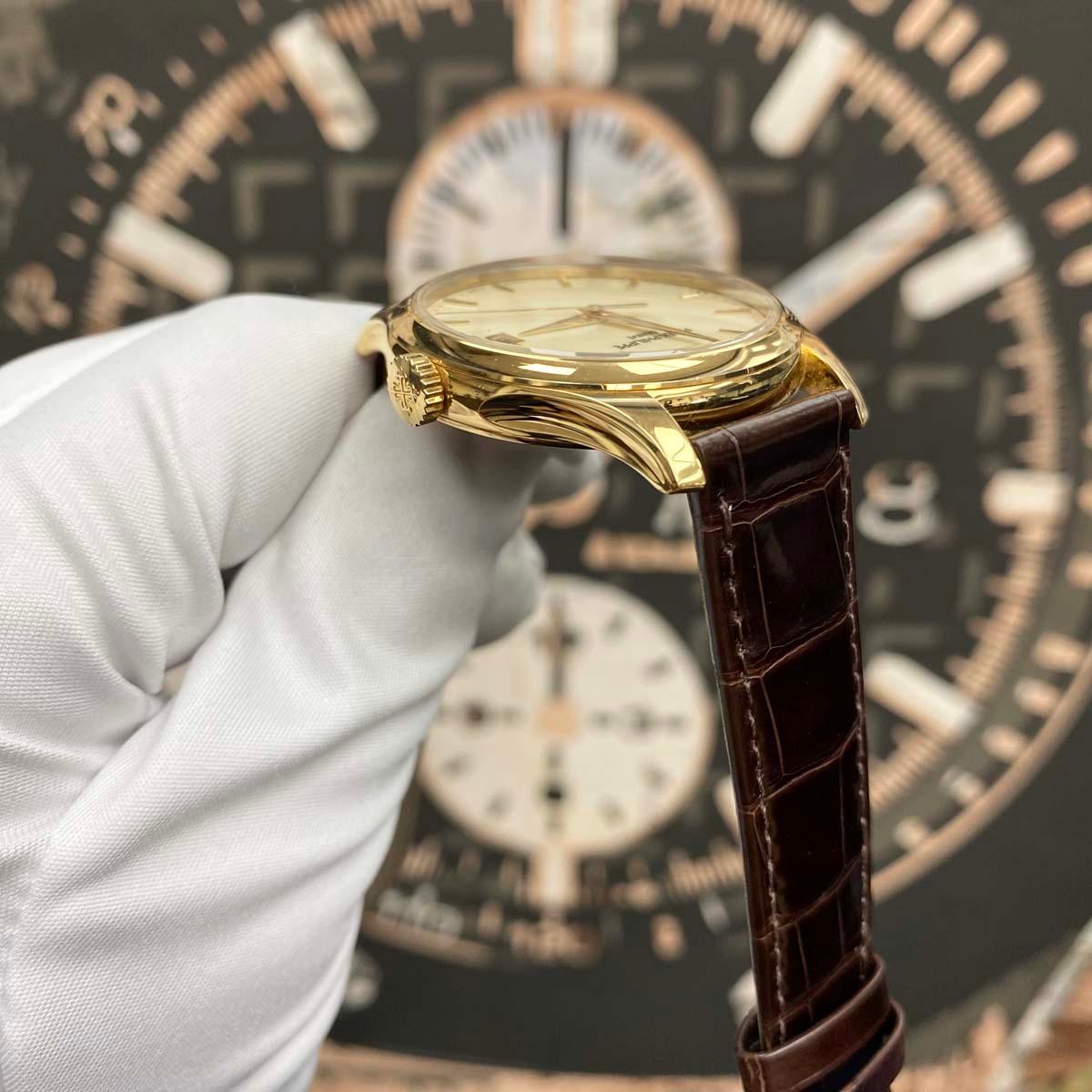 Patek Philippe Calatrava 39mm 5227J Ivory Dial Unworn - Gotham Trading