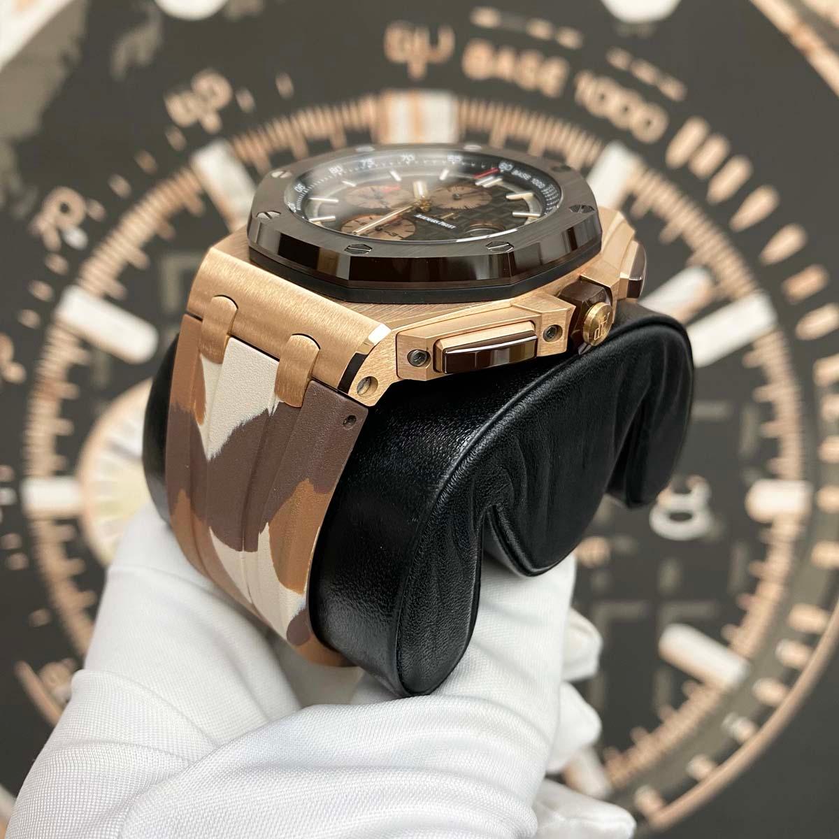 Audemars Piguet Limited Edition Royal Oak Offshore Chronograph 44mm 26401RO Brown Dial Pre-Owned - Gotham Trading