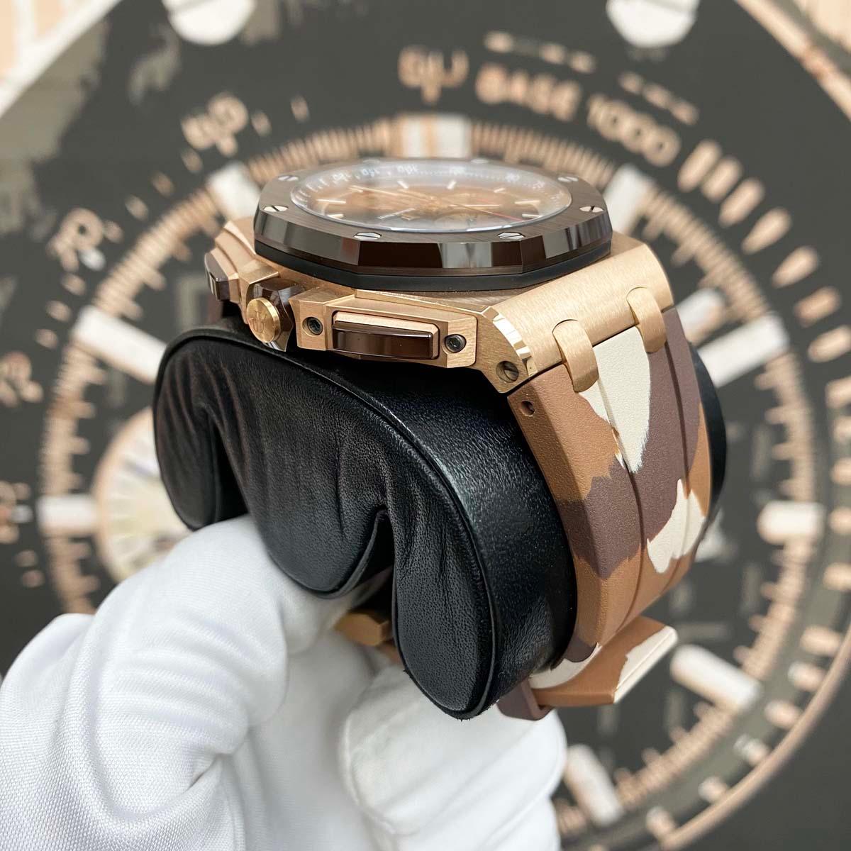 Audemars Piguet Limited Edition Royal Oak Offshore Chronograph 44mm 26401RO Brown Dial Pre-Owned - Gotham Trading