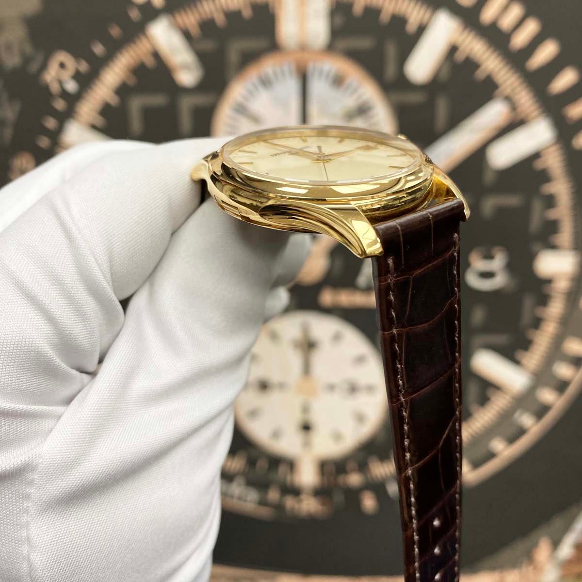 Patek Philippe Calatrava 39mm 5227J Ivory Dial Unworn - Gotham Trading