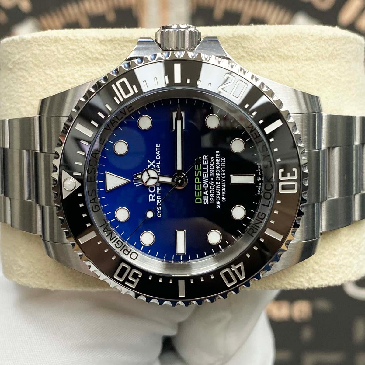 Rolex Sea-Dweller NEW 2023 STICKERS Deepsea 44mm 136660 James Cameron Blue / Black Dial - Gotham Trading