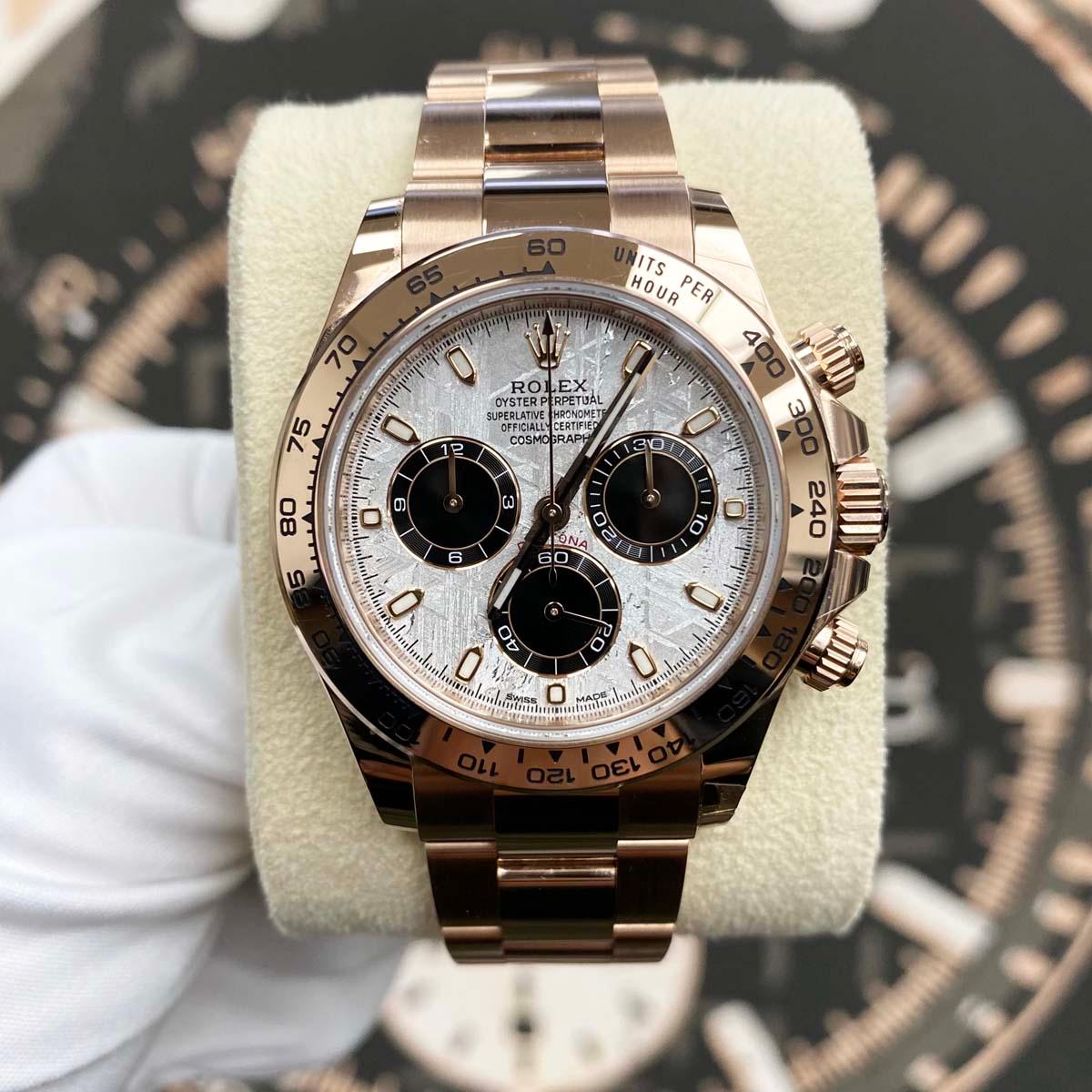 Rolex Daytona 40mm 116505 Meteorite Discontinued Dial UNWORN - Gotham Trading
