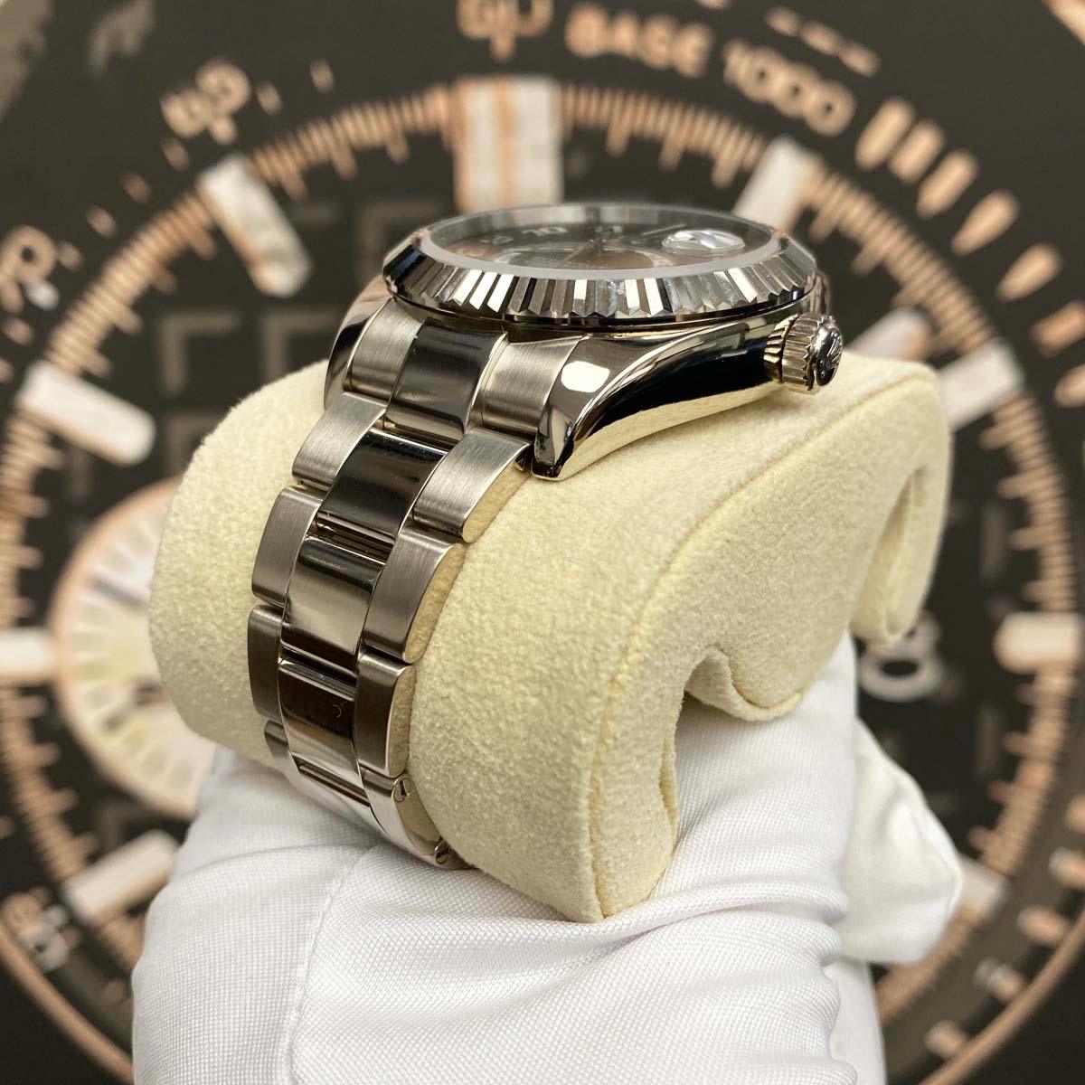 Rolex Sky-Dweller 42mm 326939 White Gold Black Dial Pre-Owned - Gotham Trading