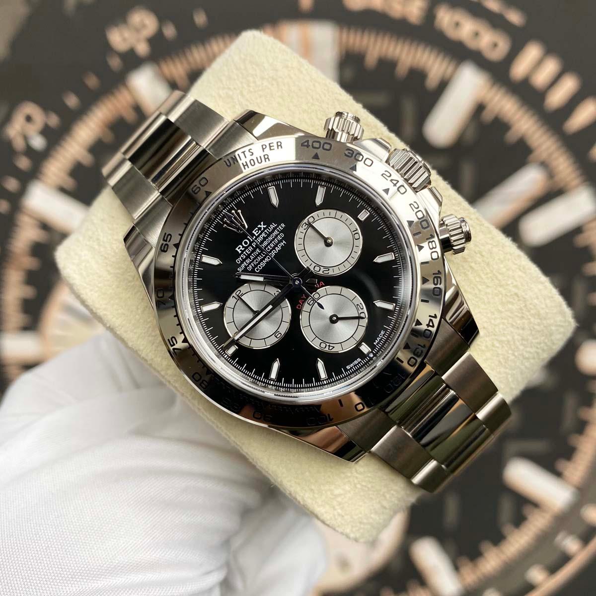 Rolex Daytona 40mm 126509 White Gold Black Dial 2023 Unworn - Gotham Trading