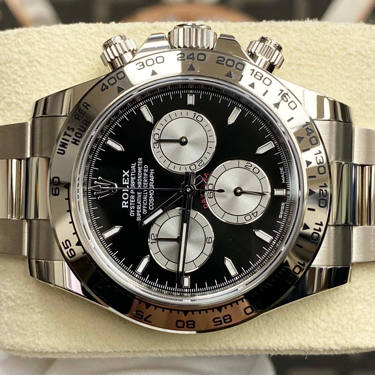 Rolex Daytona 40mm 126509 White Gold Black Dial 2023 Unworn - Gotham Trading
