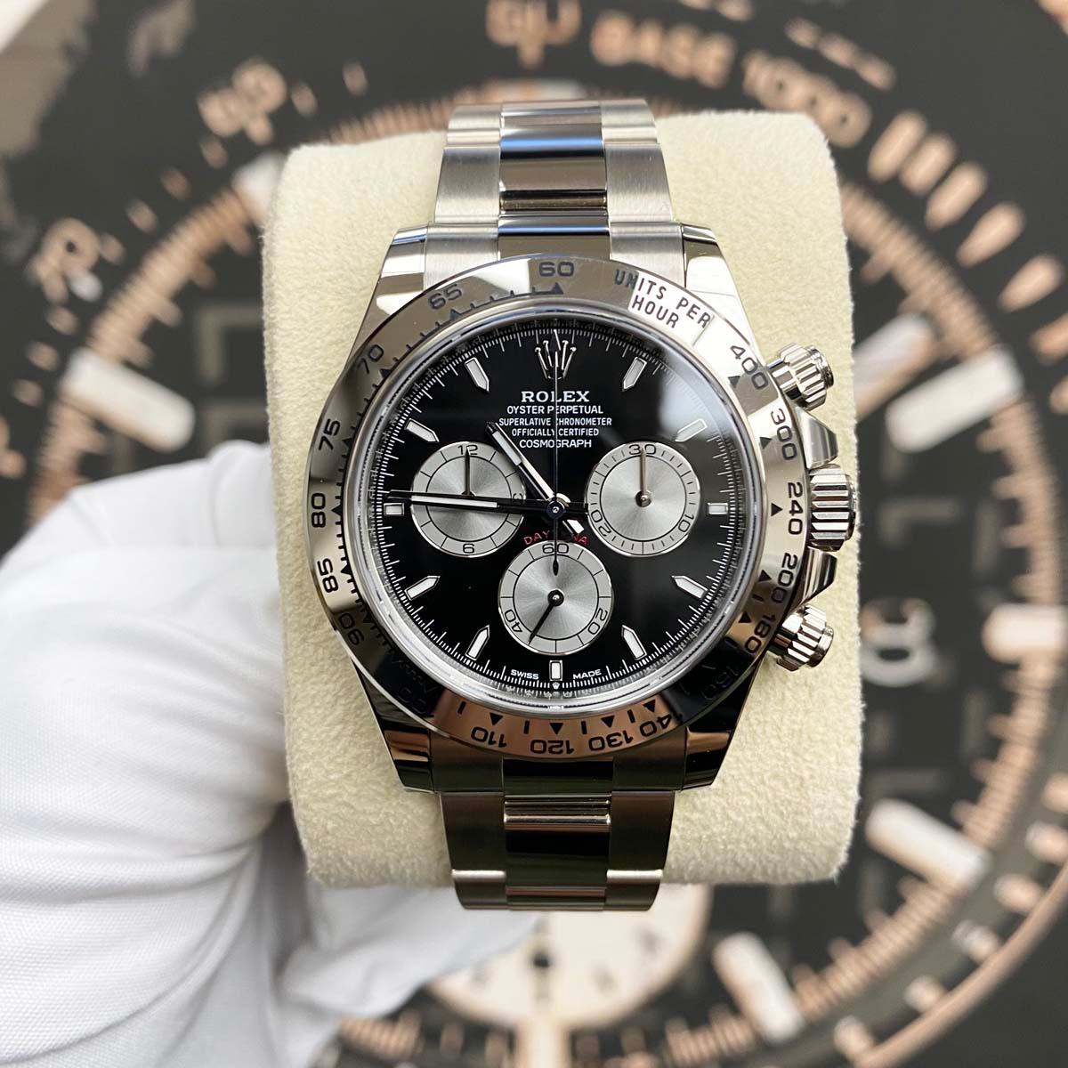 Rolex Daytona 40mm 126509 White Gold Black Dial 2023 Unworn - Gotham Trading