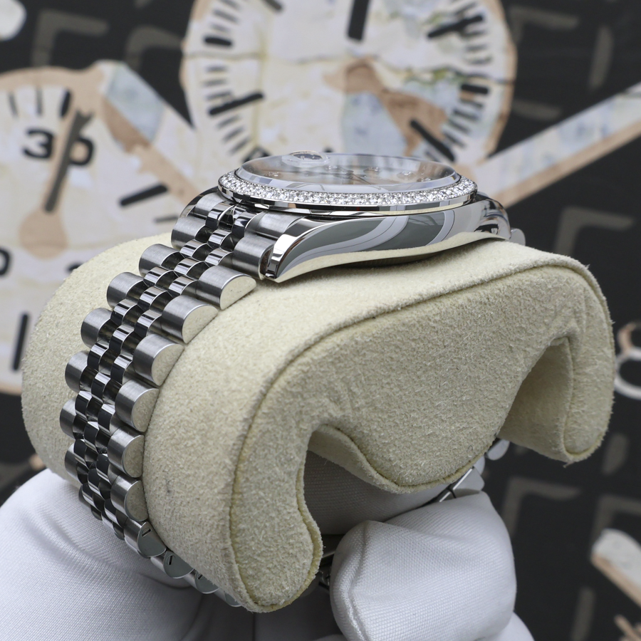 Rolex 2025 Datejust 36mm Mother Of Pearl Diamond Dial Diamond Bezel 126284RBR