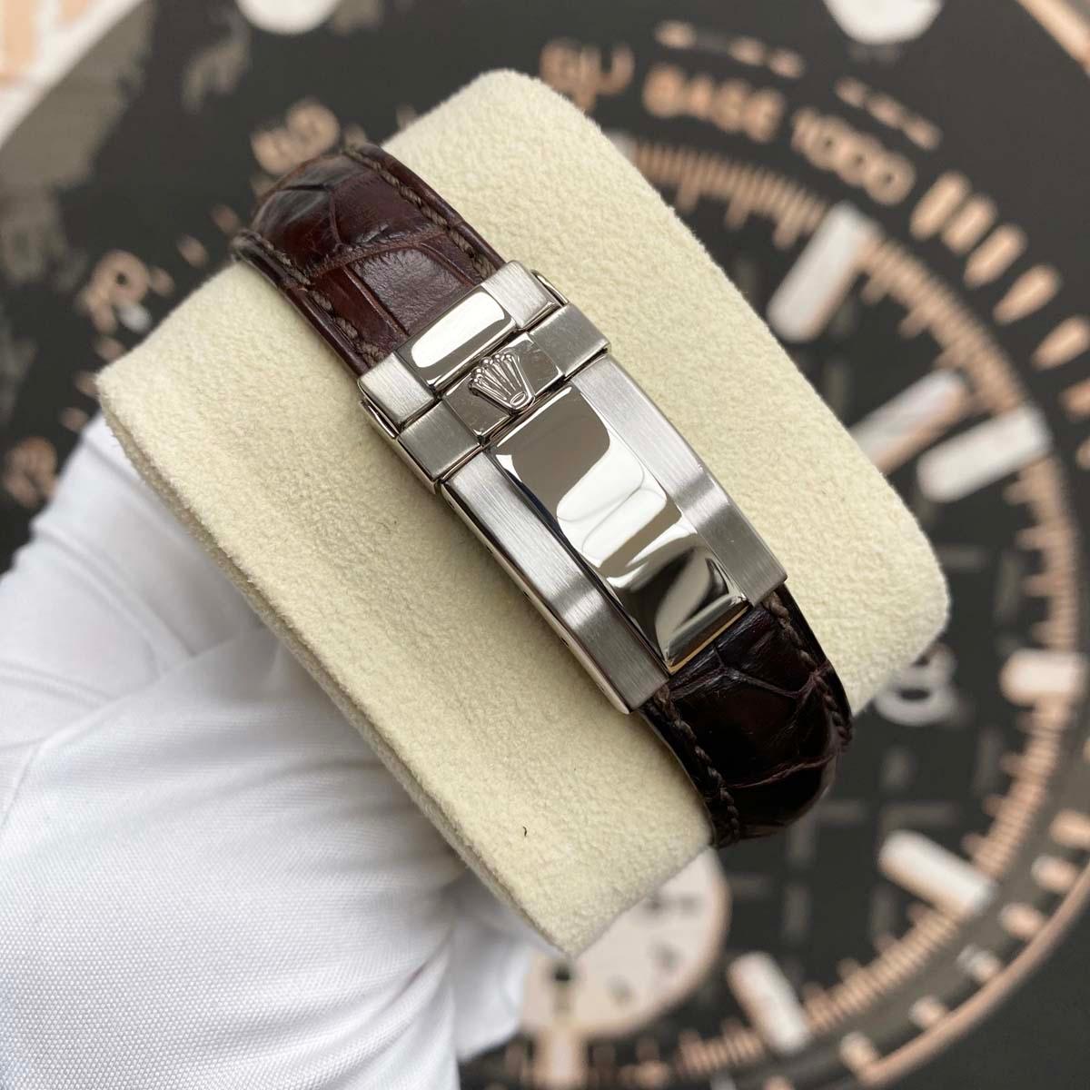 Rolex Daytona 40mm 116519 White Gold Panda Cream Racing Dial Pre-Owned - Gotham Trading