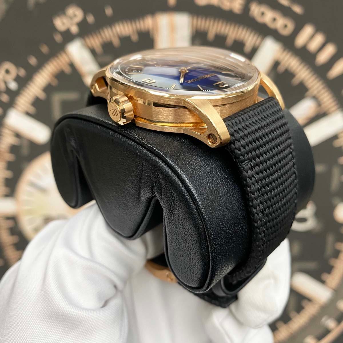 Audemars Piguet Code 11.59 Selfwinding 41mm 15210OR.OO.A002KB.03 Smoked Blue Dial 2022 Pre-Owned - Gotham Trading