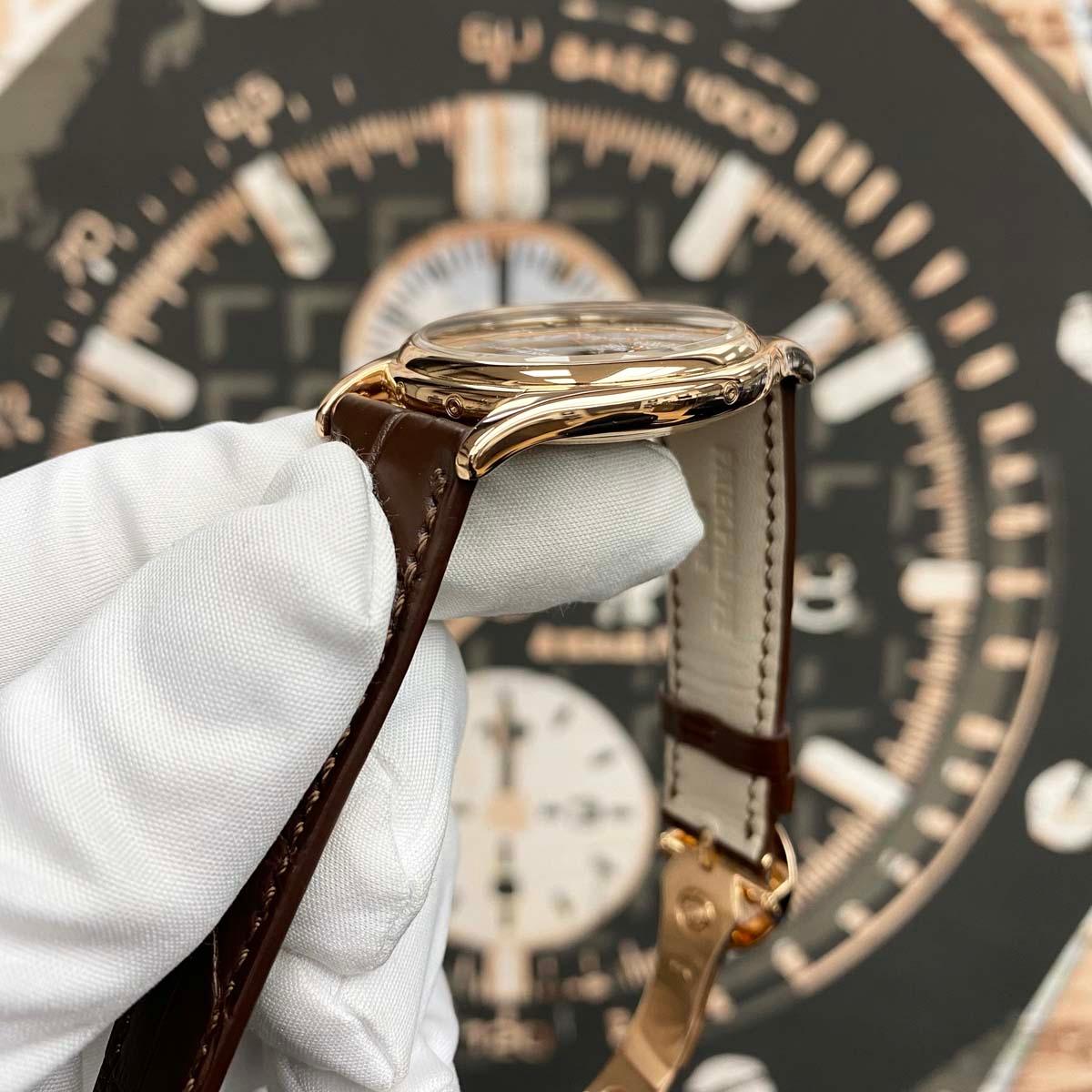 Patek Philippe Grand Complications Perpetual Calendar Moon Phase 37mm 5140R Brown Dial Pre-Owned - Gotham Trading