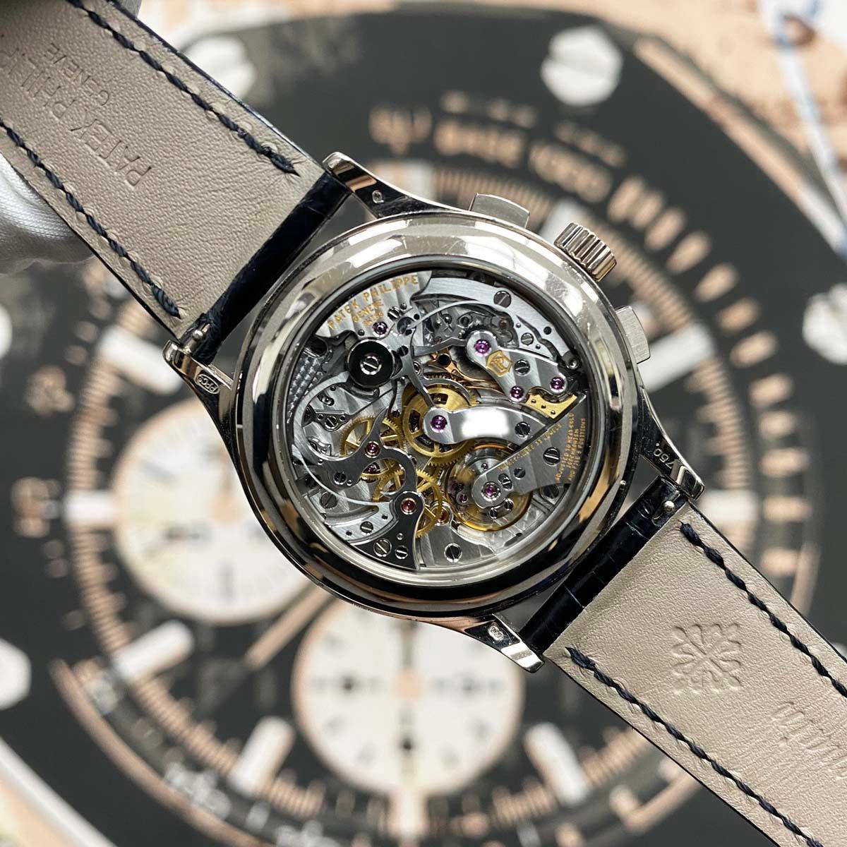 Patek Philippe Chronograph Complication 39mm 5170G Silver Dial Pre-Owned - Gotham Trading
