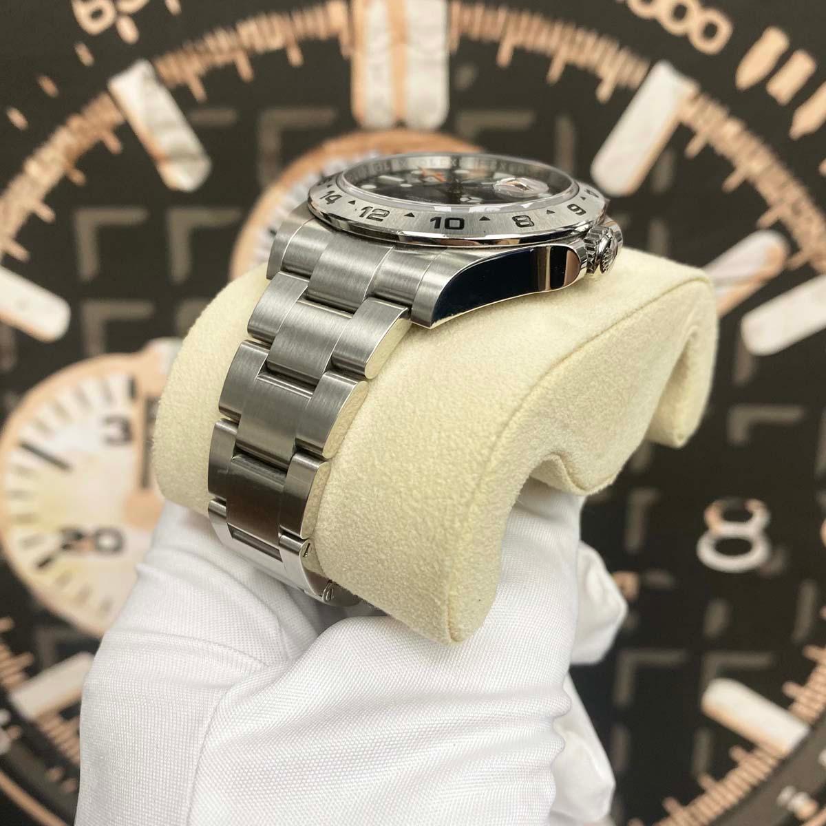 Rolex Explorer II 216570 42mm Black Dial Pre-Owned - Gotham Trading