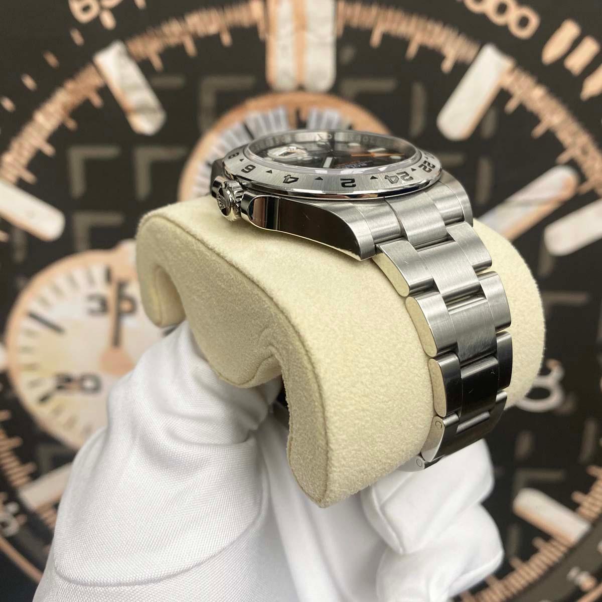 Rolex Explorer II 216570 42mm Black Dial Pre-Owned - Gotham Trading