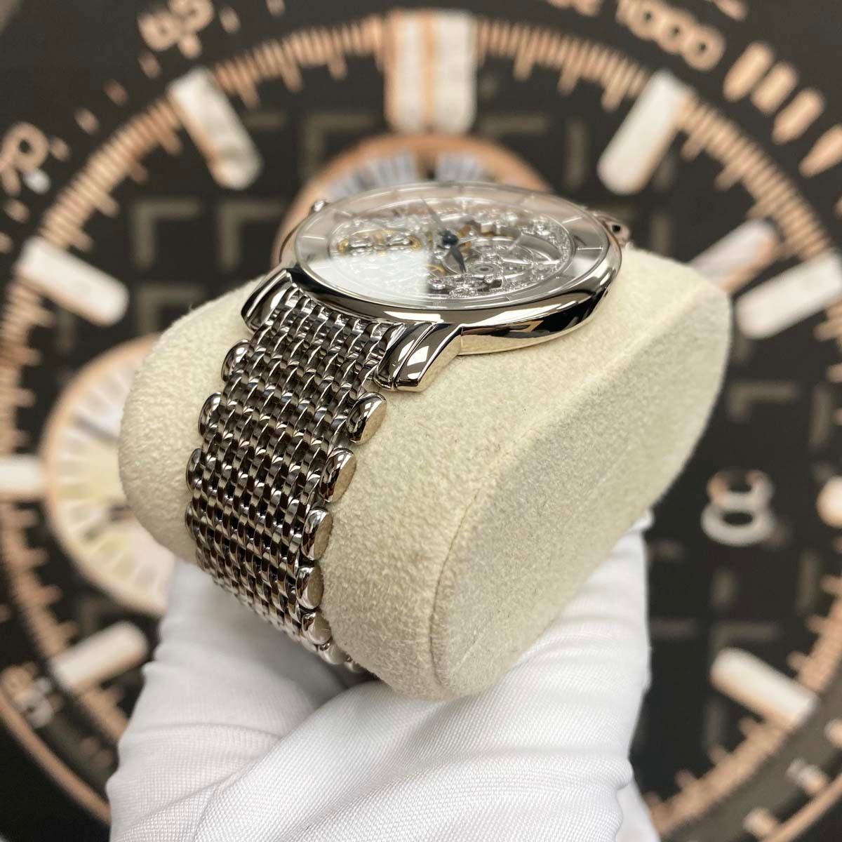 Patek Philippe Ultra-Thin Complication 39mm 5180/1G-001 Openworked Hand-Engraved Dial Pre-Owned - Gotham Trading