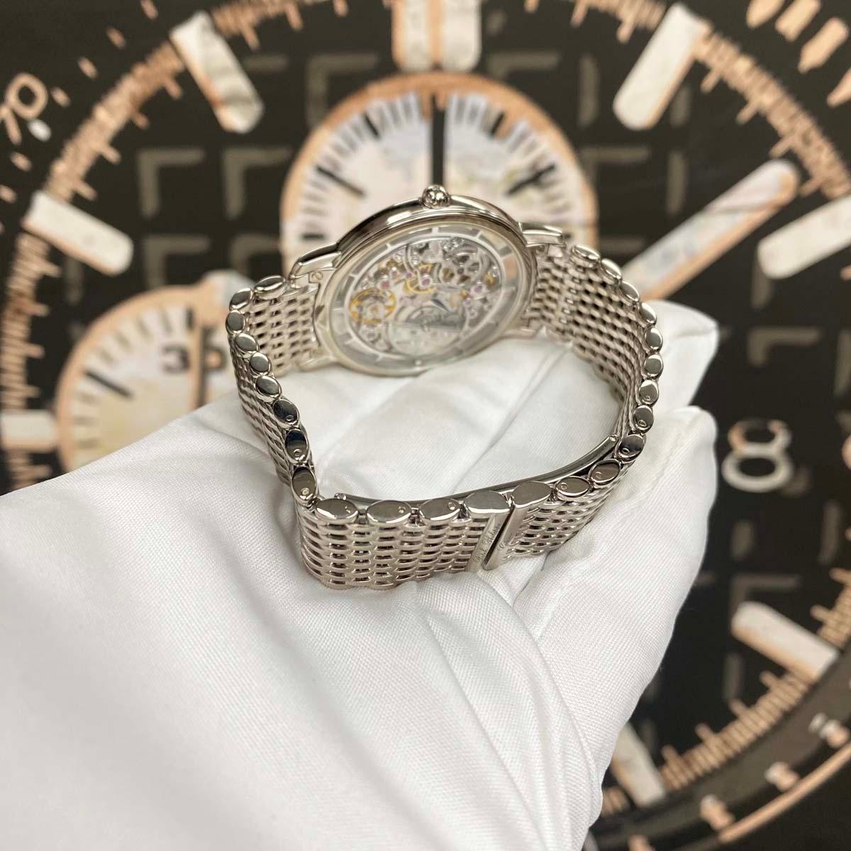 Patek Philippe Ultra-Thin Complication 39mm 5180/1G-001 Openworked Hand-Engraved Dial Pre-Owned - Gotham Trading