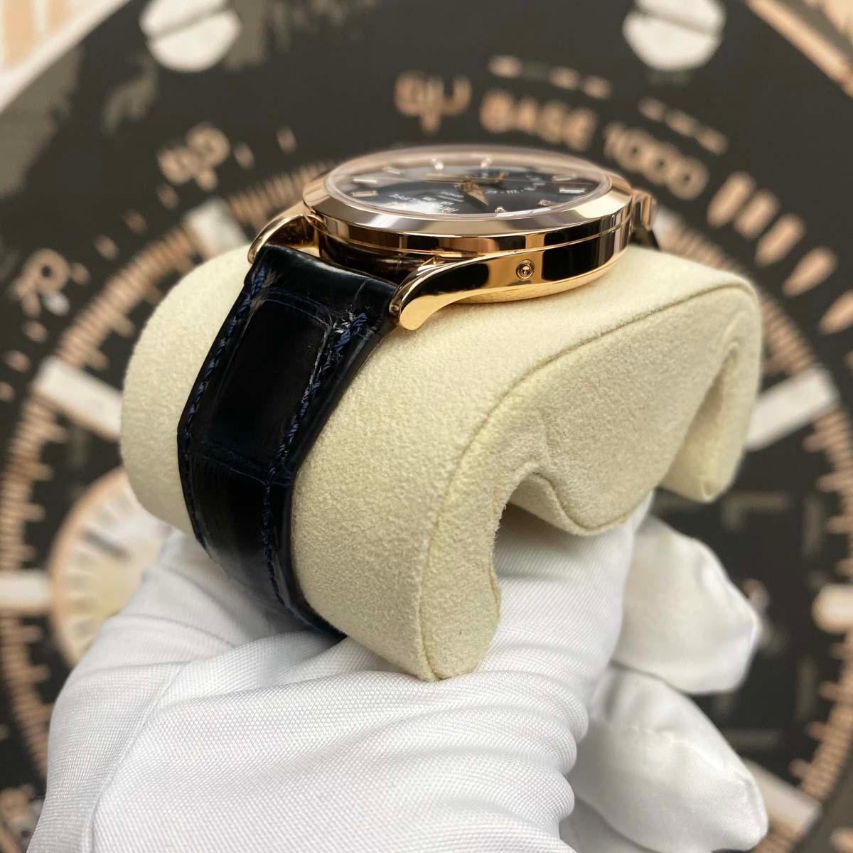 Patek Philippe Annual Calendar Complication 38mm 5396R-015 Blue Baguette Diamond Dial Dial - Gotham Trading