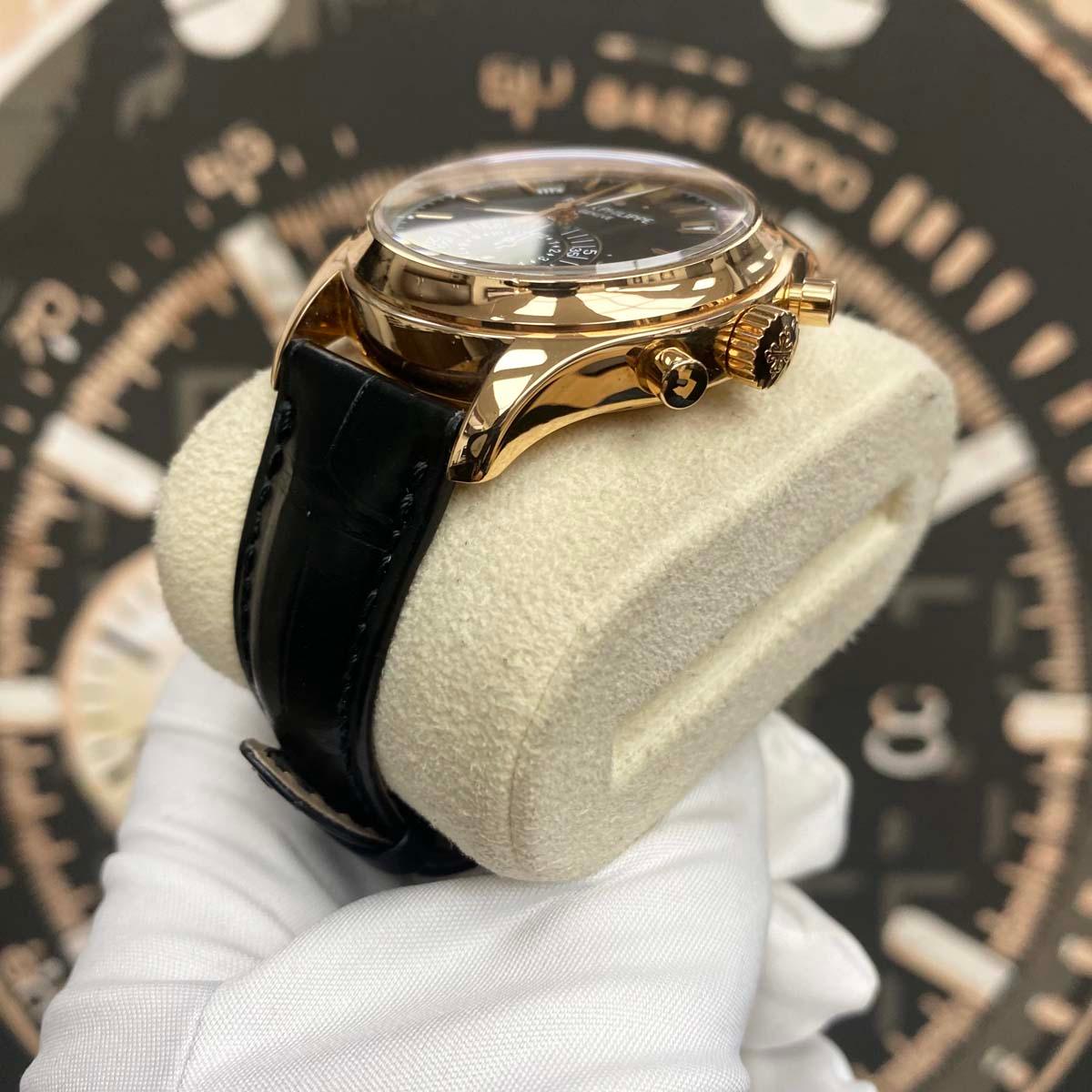 Patek Philippe Annual Calendar Chronograph Complication 40mm 5960R-012 Black Dial Pre-Owned - Gotham Trading