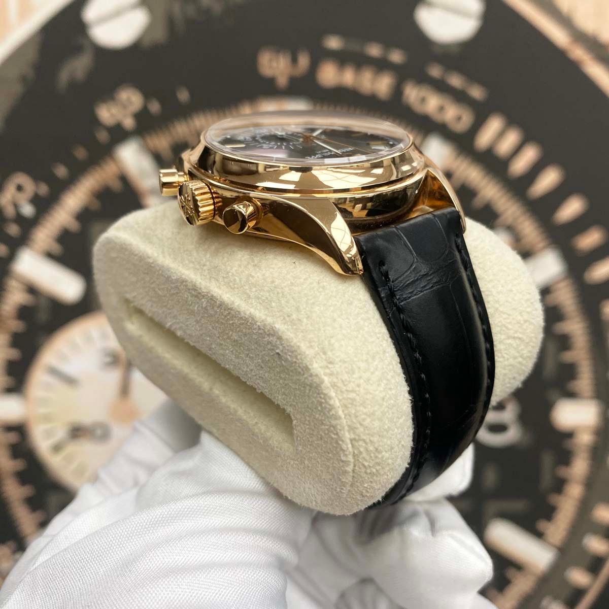 Patek Philippe Annual Calendar Chronograph Complication 40mm 5960R-012 Black Dial Pre-Owned - Gotham Trading