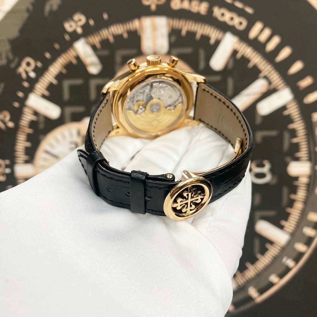 Patek Philippe Annual Calendar Chronograph Complication 40mm 5960R-012 Black Dial Pre-Owned - Gotham Trading