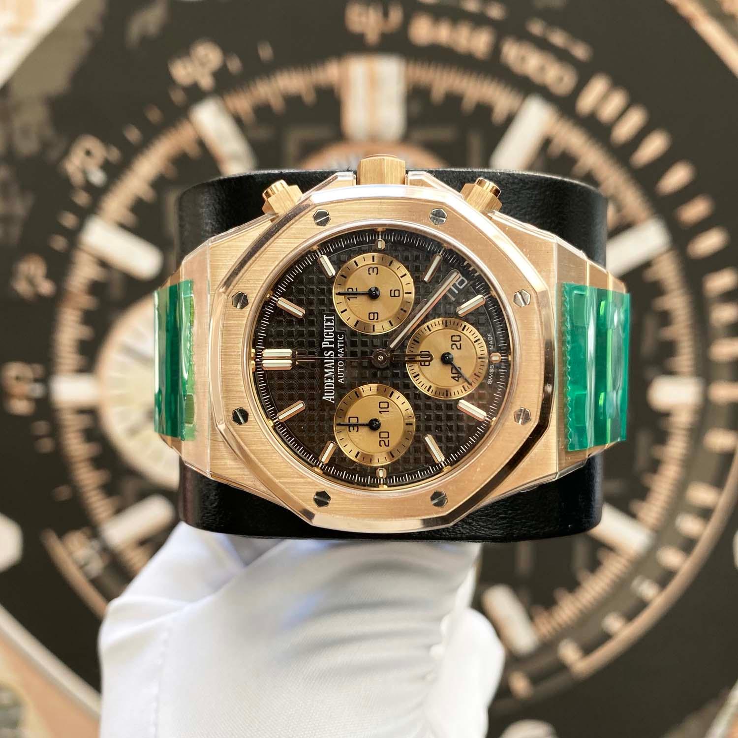Audemars Piguet Royal Oak Chronograph 41mm 26239OR.OO.1220OR.02 Brown Dial - Gotham Trading