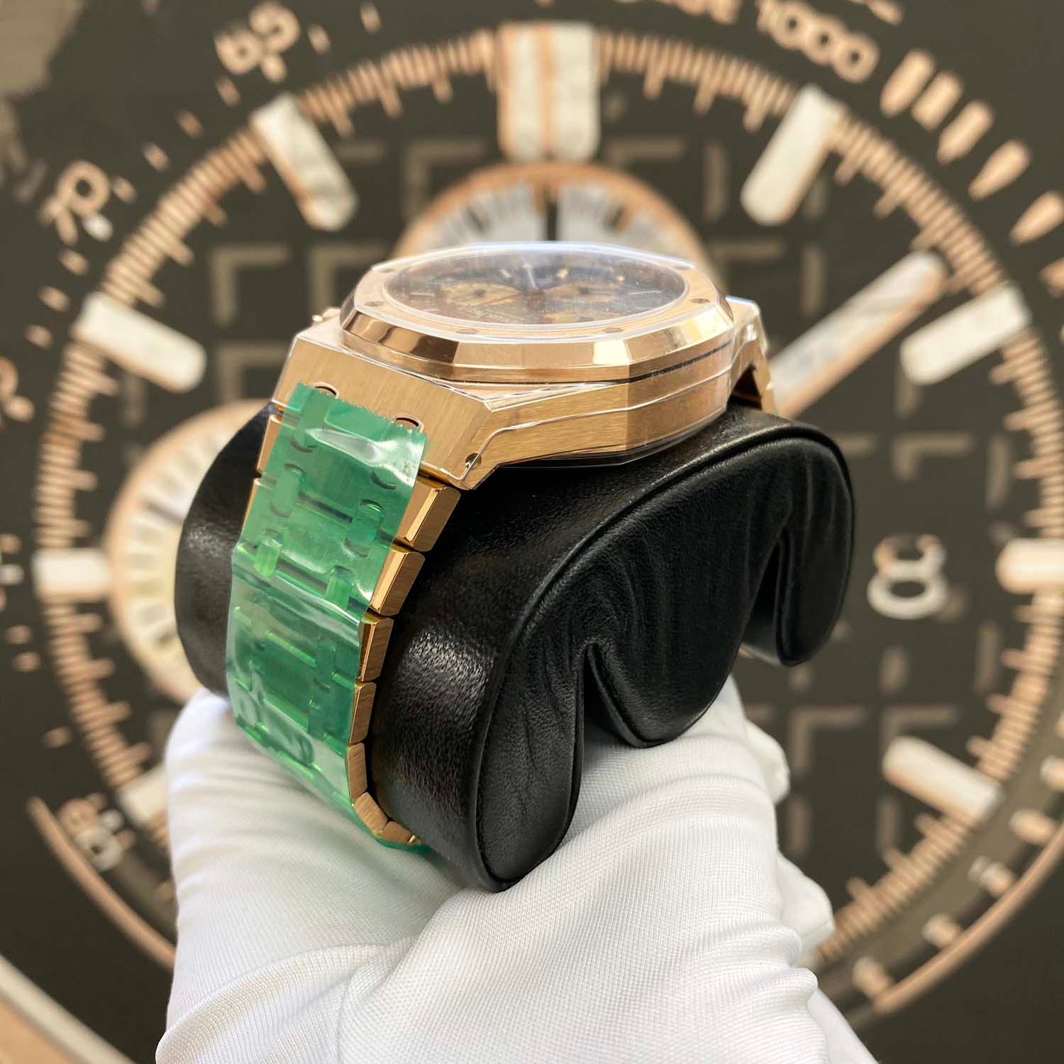 Audemars Piguet Royal Oak Chronograph 41mm 26239OR.OO.1220OR.02 Brown Dial - Gotham Trading