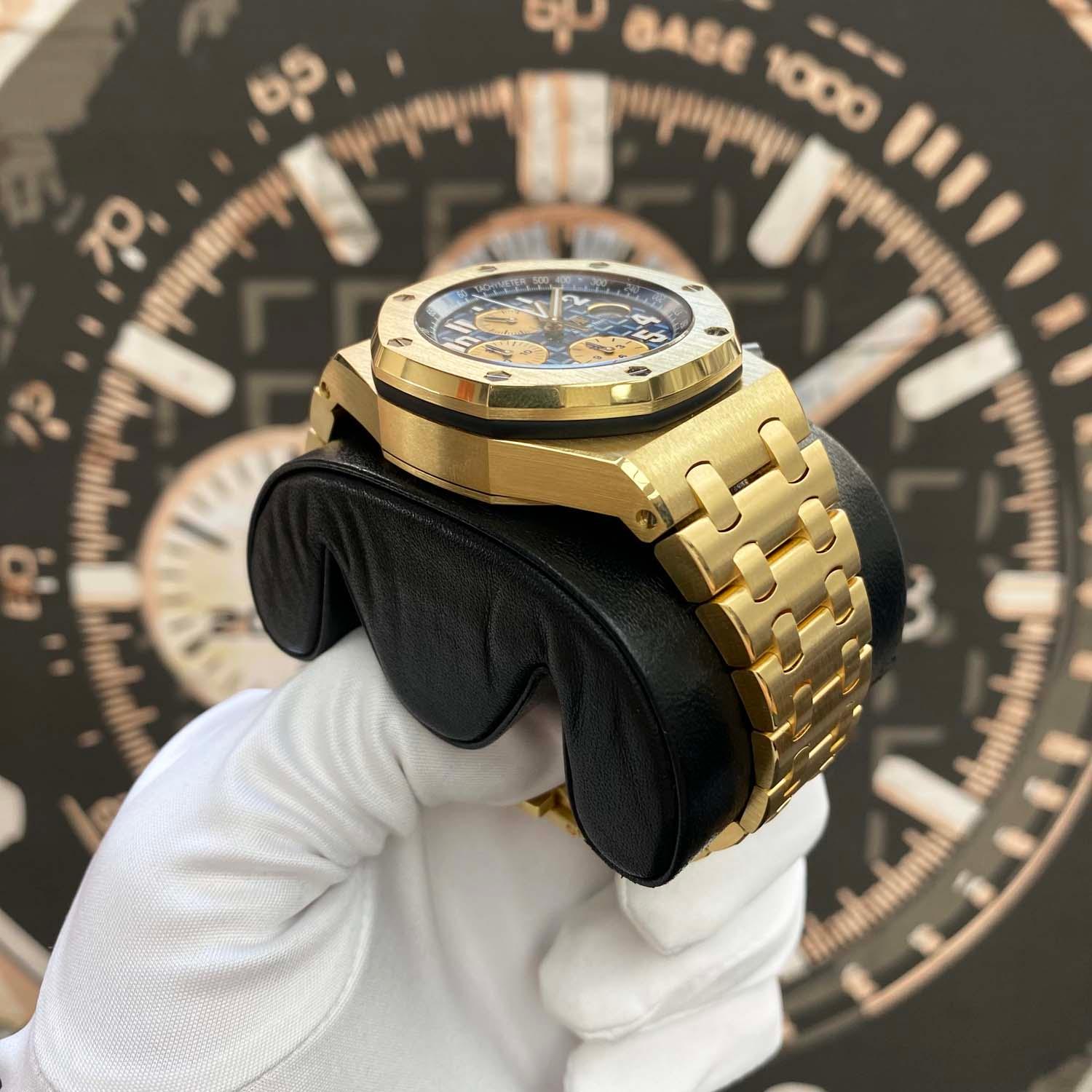 Audemars Piguet Royal Oak Offshore Chronograph 42mm 26470BA Blue Dial Pre-Owned - Gotham Trading