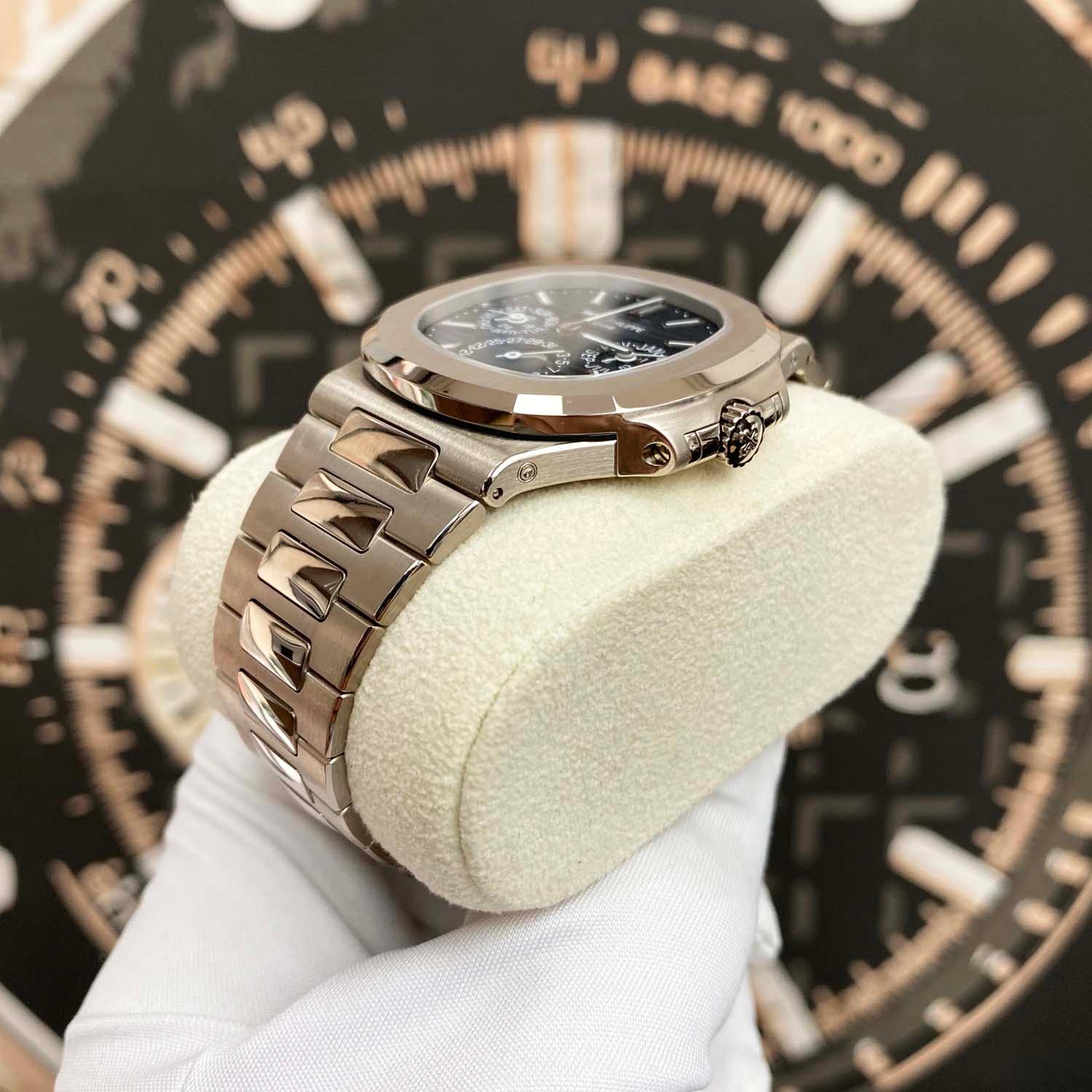 Patek Philippe Extra-Thin Nautilus Grand Complications Perpetual Calendar 40mm 5740/1G Blue Dial - Gotham Trading