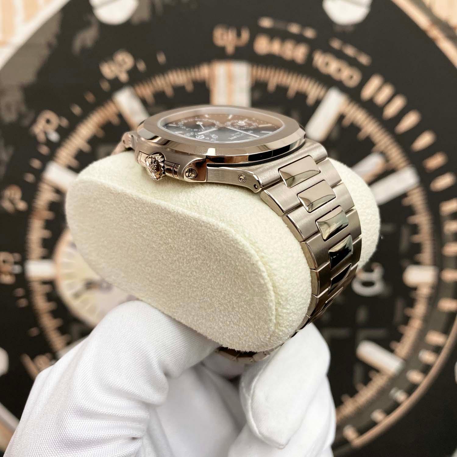 Patek Philippe Extra-Thin Nautilus Grand Complications Perpetual Calendar 40mm 5740/1G Blue Dial - Gotham Trading