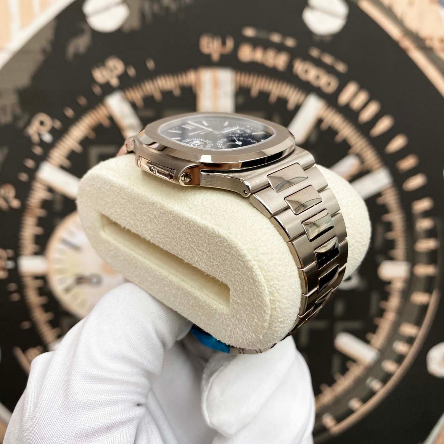 Patek Philippe Extra-Thin Nautilus Grand Complications Perpetual Calendar 40mm 5740/1G Blue Dial - Gotham Trading