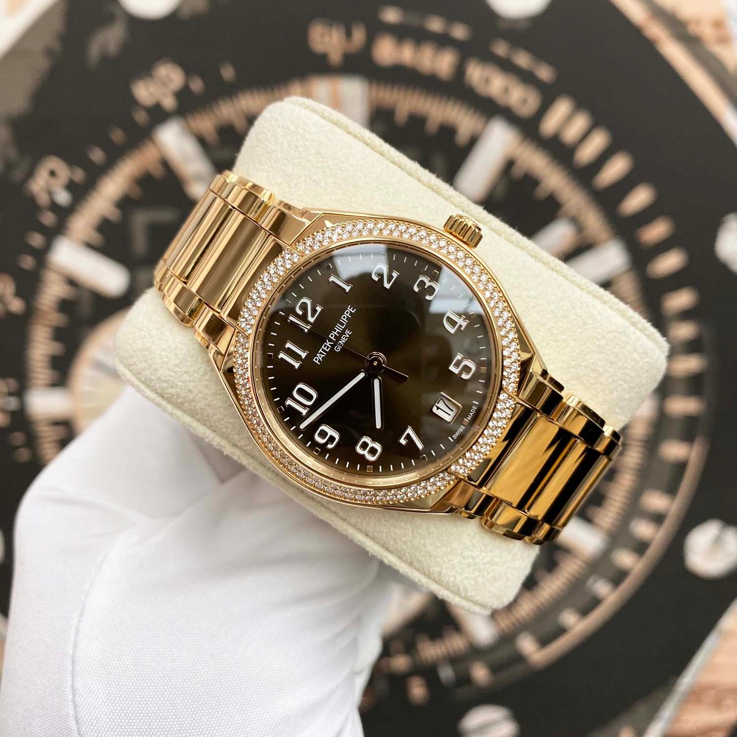 Patek Philippe Round Automatic Twenty-4 36mm 7300/1200R Brown Dial - Gotham Trading