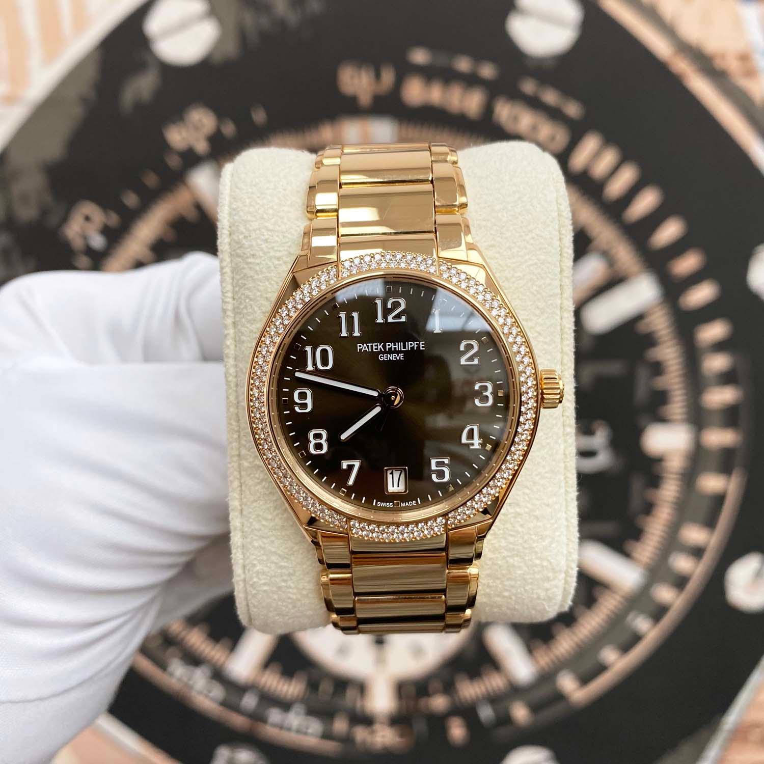 Patek Philippe Round Automatic Twenty-4 36mm 7300/1200R Brown Dial - Gotham Trading
