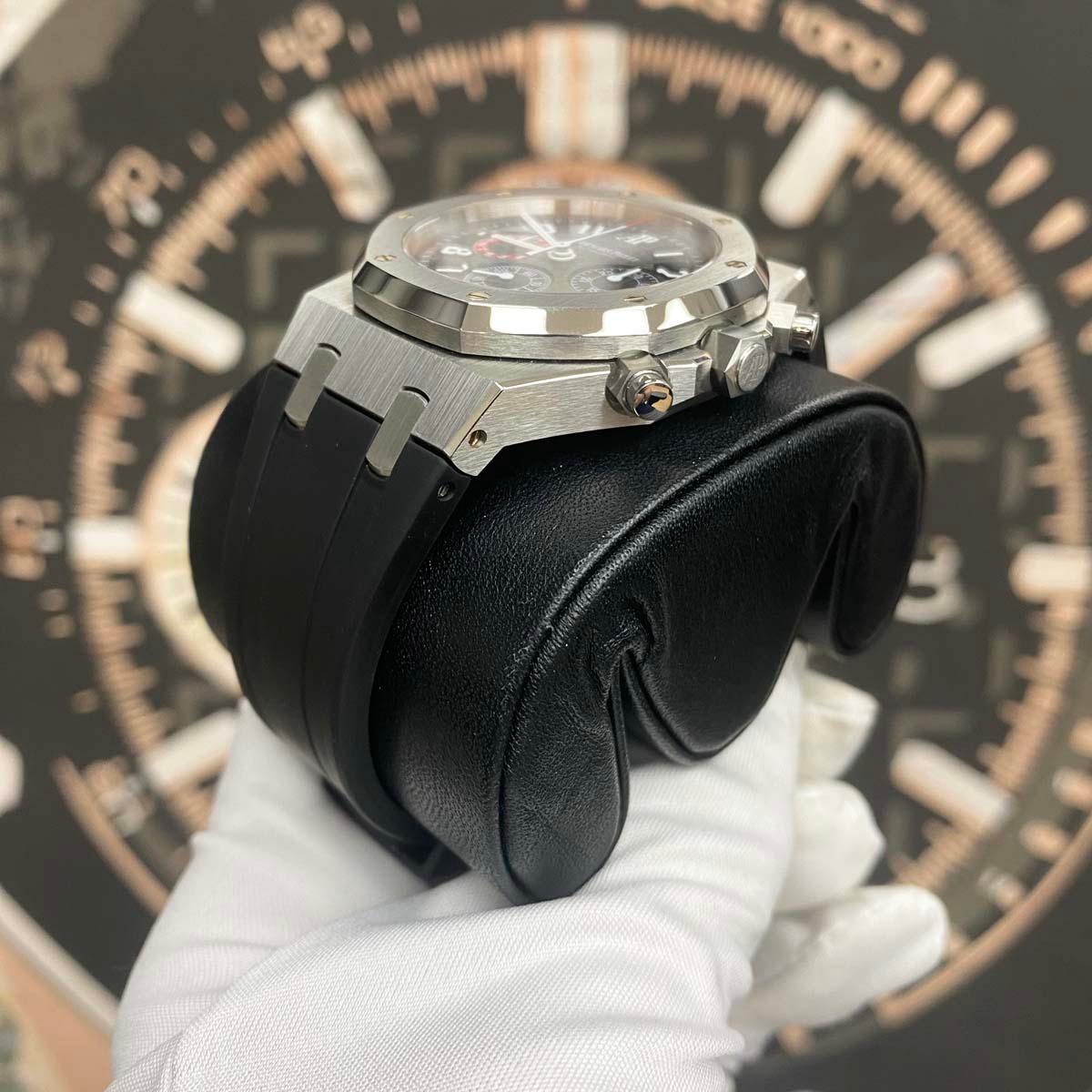 Audemars Piguet Royal Oak City of Sails Limited Edition 39mm 25979ST.0.0002CA.01 Black Dial Pre-Owned - Gotham Trading
