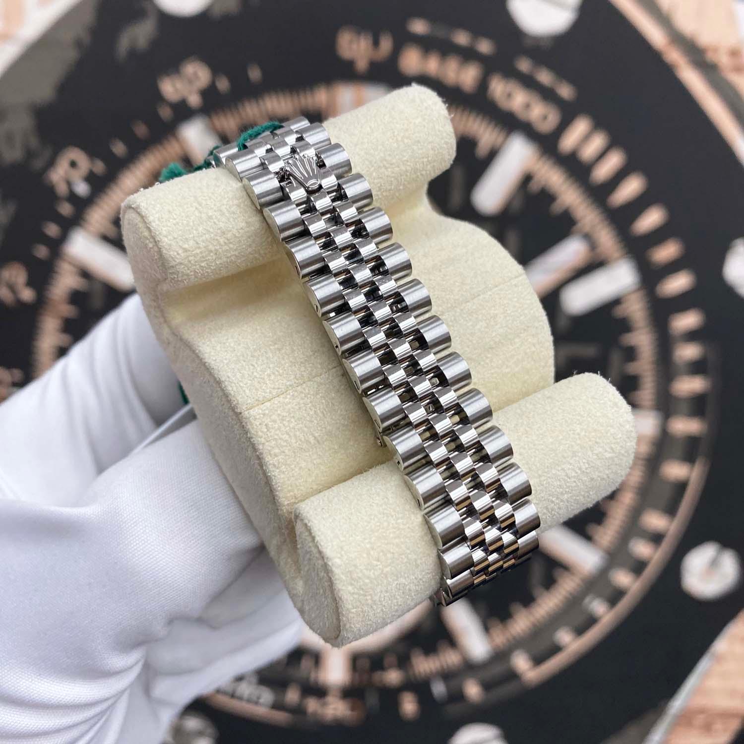 Rolex Datejust Dark Grey Roman Numeral Dial Fluted Bezel 31mm 278274 - Gotham Trading